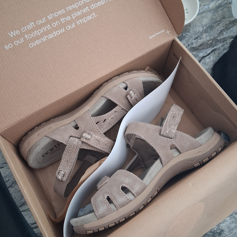 Earth Origins Light Brown Sophie Sandals - Picture 2 of 5